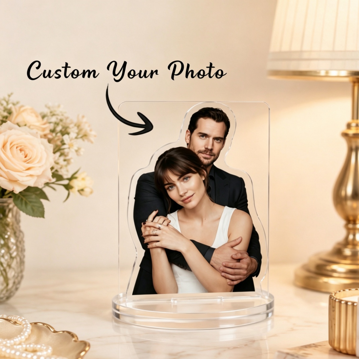 Photo Acrylic Block - Custom Acrylic Character Portrait Decor –