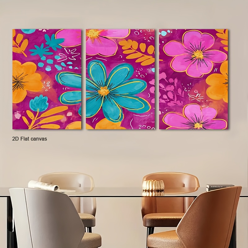 Frameless Canvas 2D Flat, 3pcs - Canvas Wrap Ready review and price