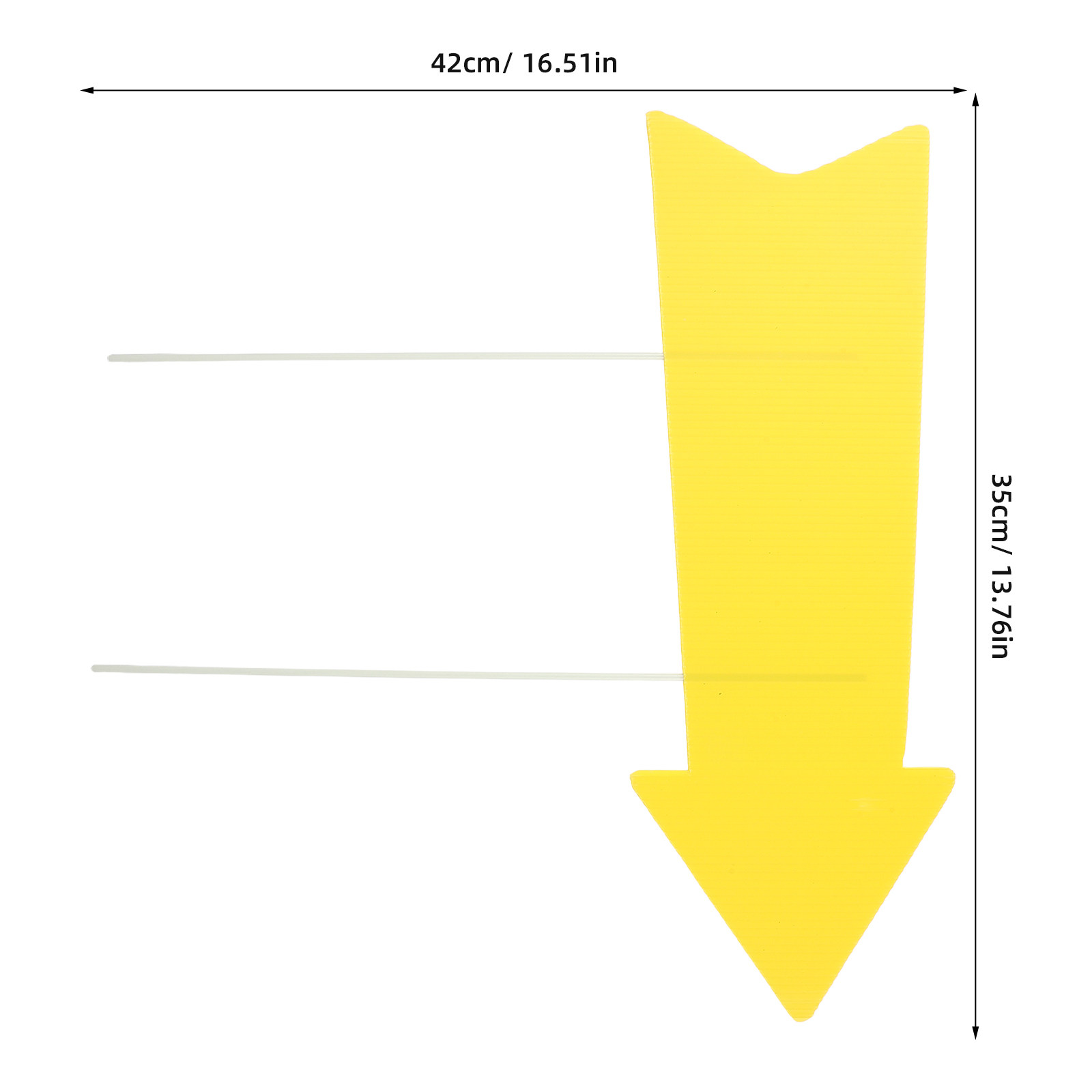 10Pcs Blank Yellow Arrow Signs - Yard Sign Blank review and price
