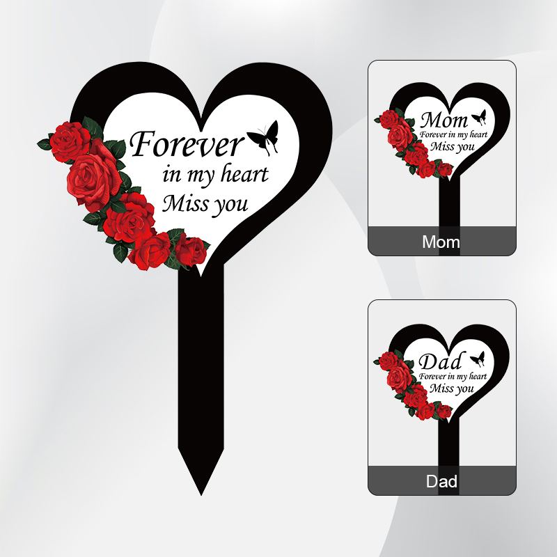 2024 Cemetery Memorial Heart S - Yard Sign Blank review and price