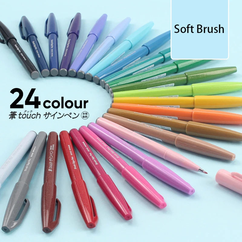 Japan Pentel Touch Brush Sign  - Pentel Pen Sign Pen review and price