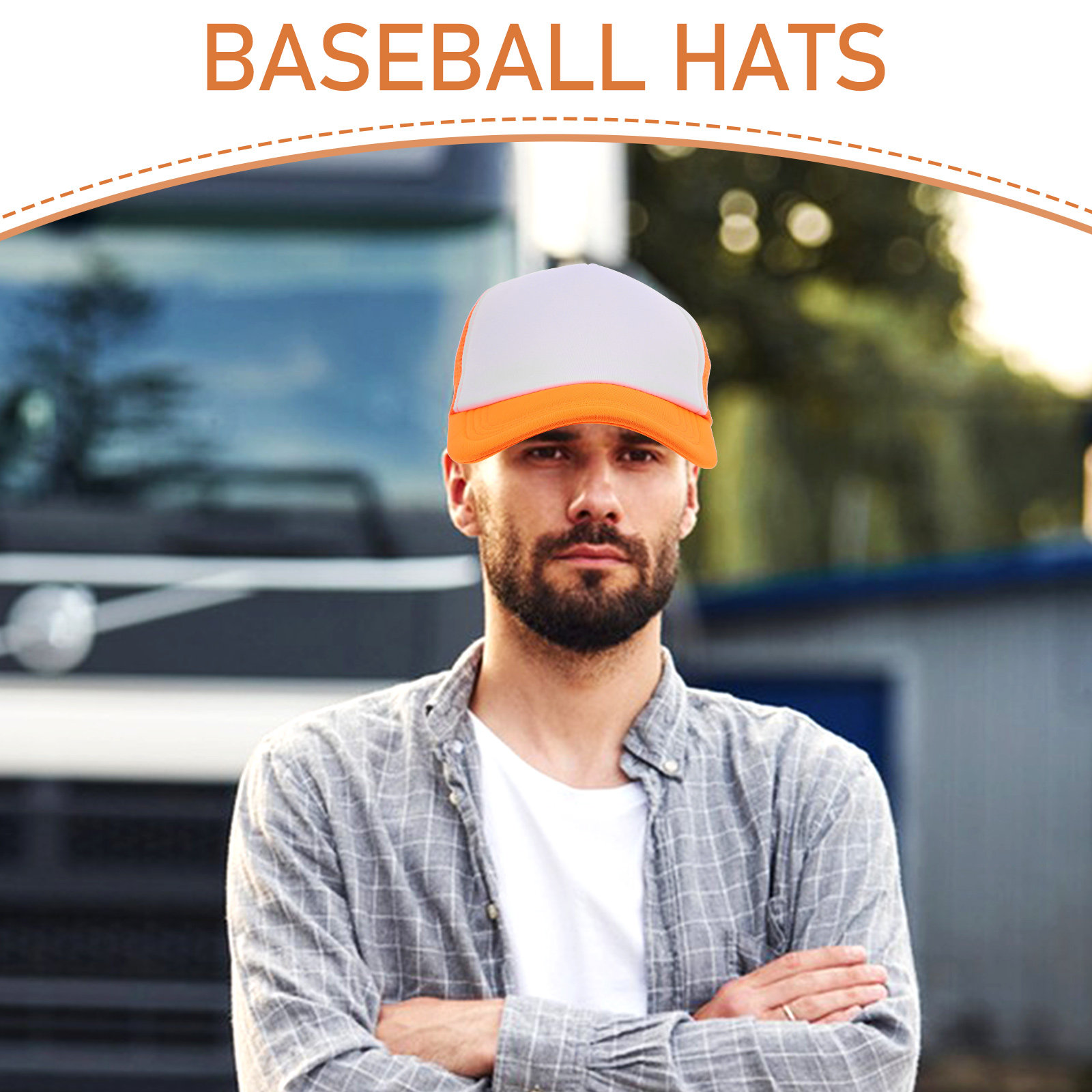 10Pcs Blank Mesh Baseball Caps - Hat Sublimation Blank review and price