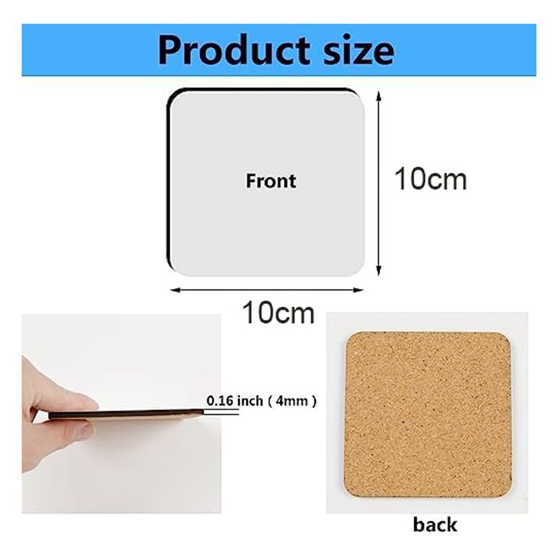 BHBL 12 Pcs Sublimation Square - Coaster Sublimation Blank review and price
