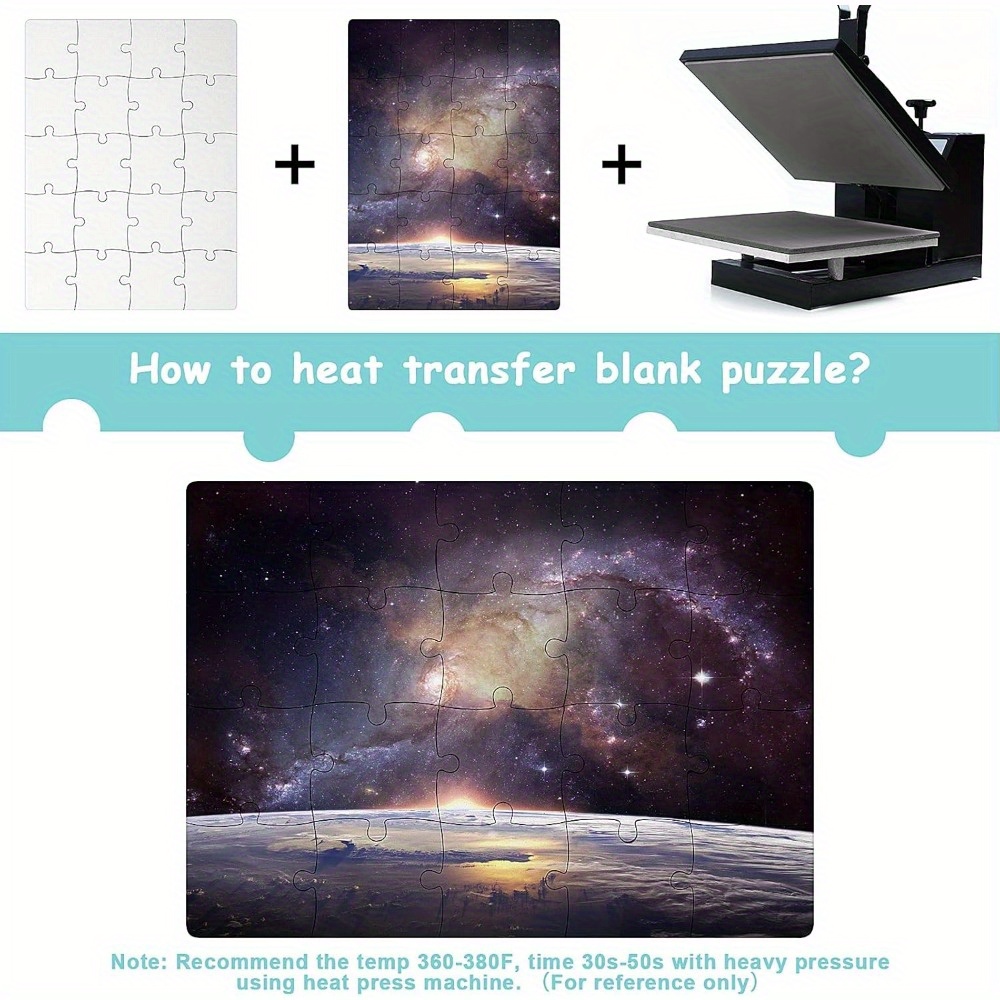 6pcs Sublimation Blank Puzzles - Puzzle Blank White review and price
