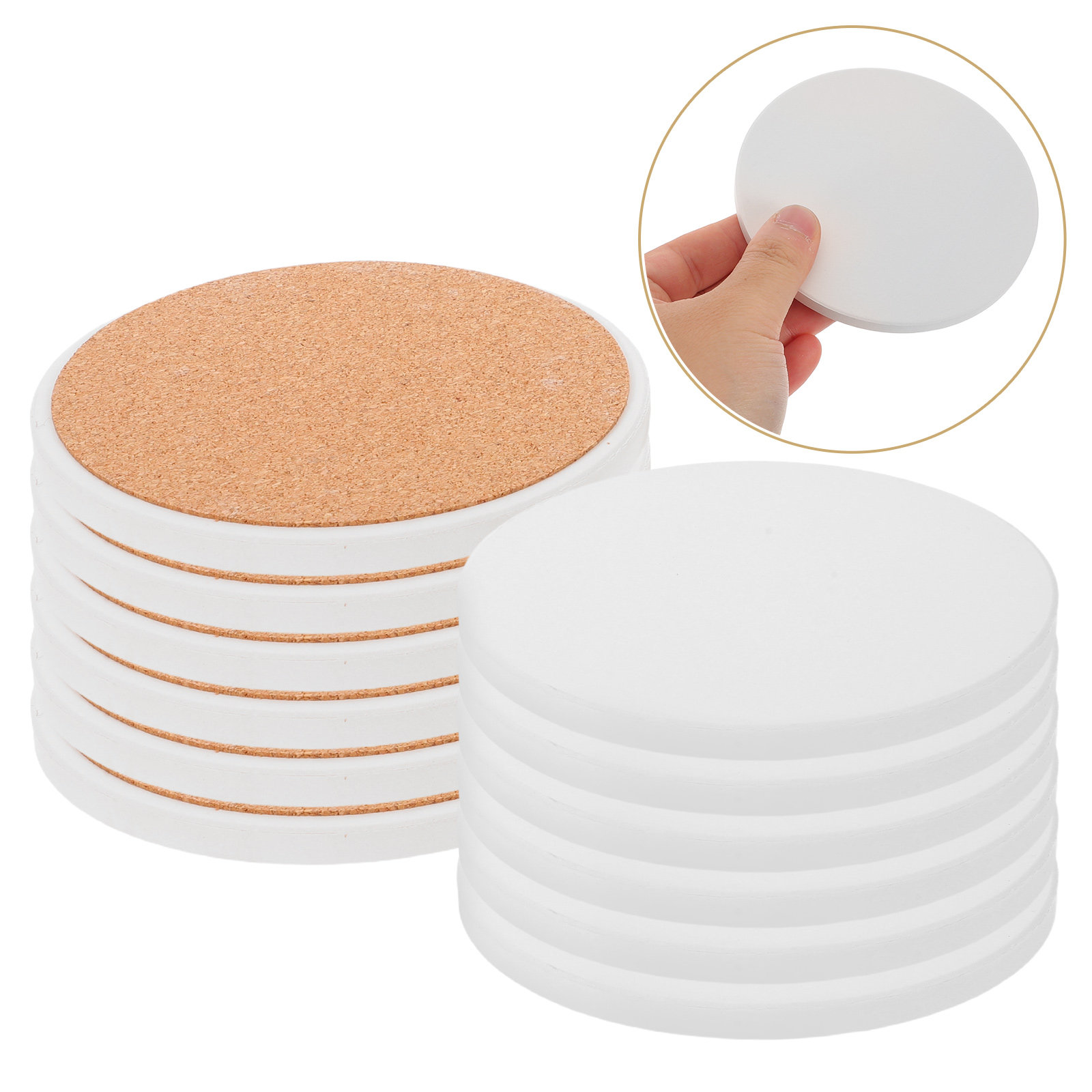 12Pcs Creative Drink Coasters  - Coaster Sublimation Blank review and price