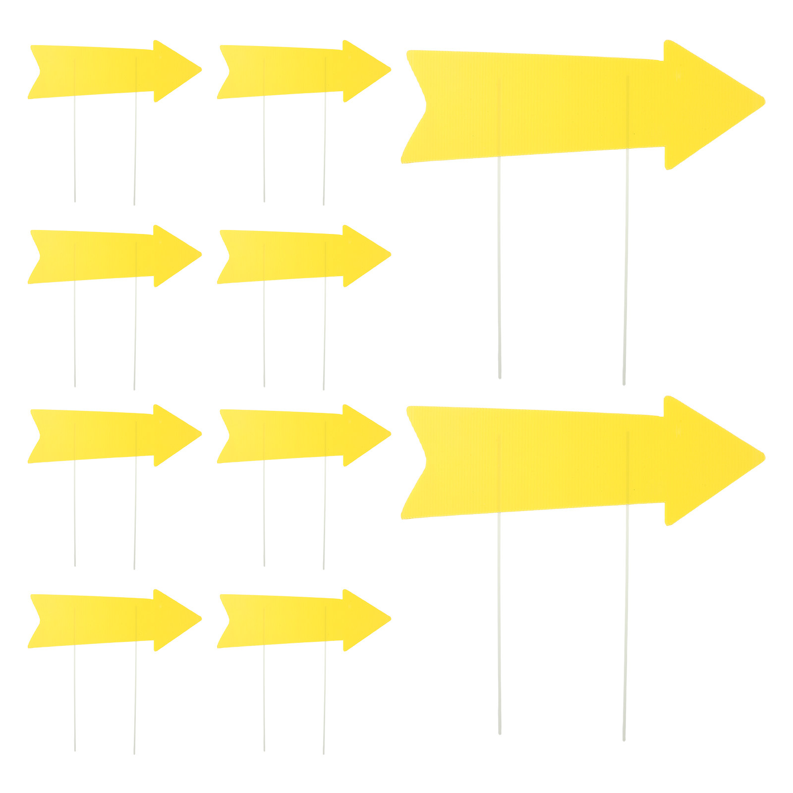 10Pcs Waterproof Arrow Yard Si - Yard Sign Blank review and price