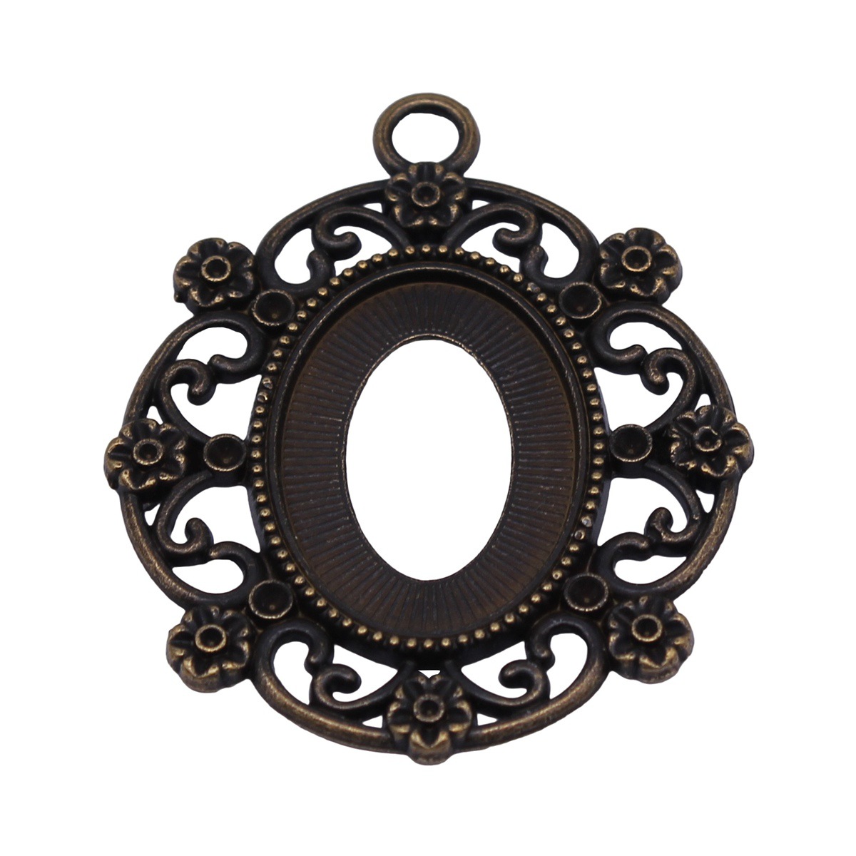 Fit 18x25mm Bezel Tray Setting - Metal Photo Panel review and price